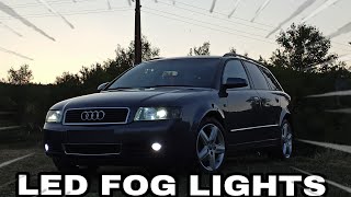 AUDI A4  Kako ugraditi LED Maglenke i pranje motornog prostora [upl. by Leirbag]