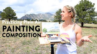 Plein Air Watercolor Composition Painting Strategies and Struggles [upl. by Dolly]