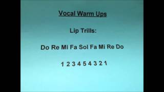 Lip Trill Vocal Warm Up [upl. by Mendie]