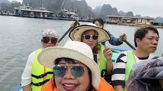 Exploring Ha Long Bay Caves and areas by Little Boats [upl. by Adlitam]