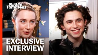 Timothée Chalamet Saoirse Ronan And the ‘Little Women’ Cast Talk Putting a Modern Spin on Alcott [upl. by Kenwood]