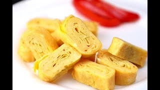 Layered omelette  Rolled omelette recipe  Egg roll recipe  French omelette recipe [upl. by Senzer]