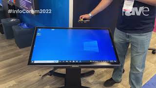 InfoComm 2022 ClearTouch Illuminates 43inch XE Series Interactive Display on Convertible Stand [upl. by Laktasic123]