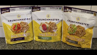 Crunchmaster MultiSeed Baked Rice Crackers Original Rosemary amp Olive Oil Ultimate Everything [upl. by Albur673]