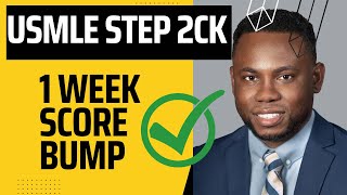 USMLE STEP 2CK Score Jump in ONE WEEK  Uworld amp Amboss Brain Power [upl. by Niwrek208]