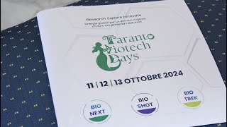 Da oggi i Taranto Biotech Days con esperti internazionali di biotecnologie [upl. by Bartholomew]