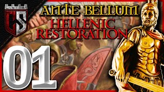 1 Byzantion  Hellenic Restoration  EU4 Ante Bellum [upl. by Aldrich]