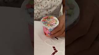 Yogurt with Choco nips shorts new food subscribe cooking [upl. by Allayne]