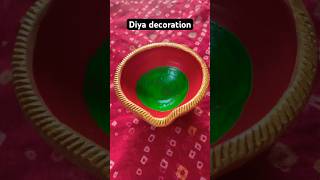 Diya decoration for diwali diy Diwali specialdiwalidiyadecorationideas [upl. by Touber]