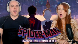 SpiderMan Across the SpiderVerse First Time Watching REACTION [upl. by Elleynod]