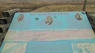 THE BOZEMAN TRAIL IN SHERIDAN WYOMING TRUCKERSTRAVEL INDIANS MABELTHUMMA [upl. by Hazlip]