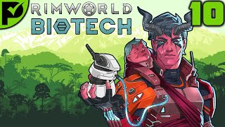 A Bestower Walks Into A Mountain  Rimworld Biotech Ep 10 Rimworld Tropical Rainforest Randy 500 [upl. by Ellehcim]