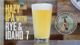 Homebrewing AllGrain Hazy IPA w Idaho 7 Hops and Rye [upl. by Tolmach]