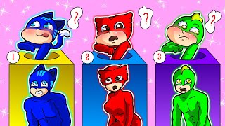 Choice Challenge Baby Catboy Owlette Gekko who is the winner Pj Mask 2D Animation [upl. by Asiaj]