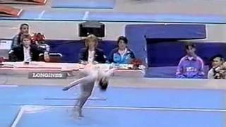 Lilia Podkopayeva  1994 World Cup  Floor Exercise [upl. by Krystle759]