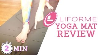 LIFORME YOGA MAT  Reviewing one of the best yoga mats 2021  Yoga mat review [upl. by Oznarol]