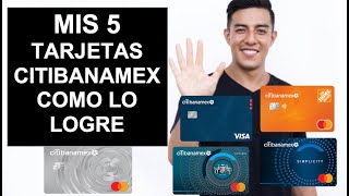 MIS 5 TARJETAS CITIBANAMEX [upl. by Eniac634]