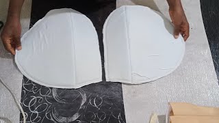 How to make HIP and BUTT PAD for Dress DETAILED [upl. by Nairrot]