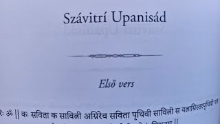 SZÁVITRI UPANISAD BRAHMA GÁJATRÍ HANGOSKÖNYV SZÁVITRIUPANISAD UPANISADGYŰJTEMÉNY BRAHMAGÁJATRÍ [upl. by Araid]