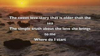 Where Do I begin with lyrics  Andy Williams Love Story [upl. by Attiuqaj94]