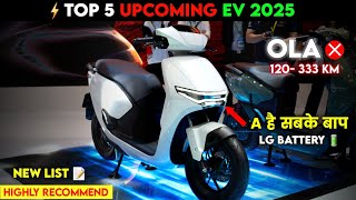 ⚡TOP 5 Upcoming Electric scooter 2025  ACTIVA ELECTRIC  Best Upcoming EV 2025  ride with mayur [upl. by Jb]