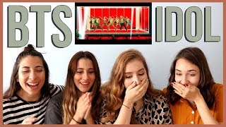 BTS  IDOL MV REACTION [upl. by Tearle]