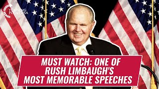 Must Watch One Of Rush Limbaughs Most Memorable Speeches [upl. by Nicola]