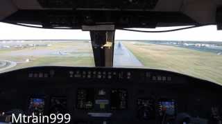 Crj200 cockpit landing Dtw 2 [upl. by Shalna]