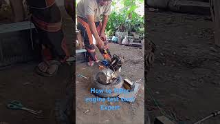 How to 110cc engine test start Expert [upl. by Nywg]