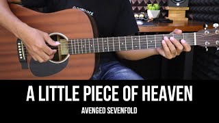 A Little Piece Of Heaven  Avenged Sevenfold  EASY Guitar Tutorial with Chords  Guitar Lessons [upl. by Leanahtan]