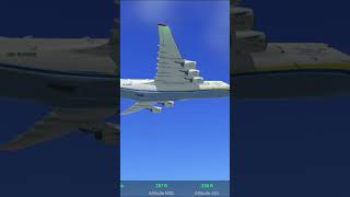 ANTONOV AN225 Mriya Takeoff From Douala  4K Flight Simulator [upl. by Tertius725]