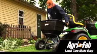 AgriFab UTV  ATV Tow Broadcast Spreader  Blain’s Farm amp Fleet [upl. by Oirrad471]