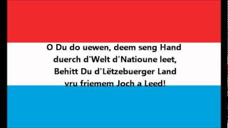 Hymne national du Luxembourg [upl. by Annaeed]