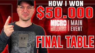 Aus 22 einfach 50000 gemacht MicroMillions Main Event Final Table Highlights Pokerstars [upl. by Erma562]