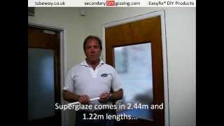 How to install professional 2 part Secondary Glazing  Easyfix Superglaze [upl. by Mchugh]