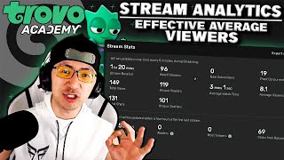 Trovo Stream Academy Understanding your Stream Analytics — Effective Average Viewers [upl. by Catherine]