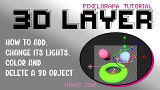 PIXELORAMA TUTORIAL  Create and Modify 3D Objects Crea y modifica objetos 3D  Pixel Art [upl. by Dermott718]