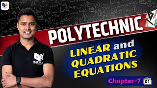 Polytechnic Entrance Exam 2024  Polytechnic Entrance Linear and Quadratic Equations by Er Ashok Sir [upl. by Burkitt629]