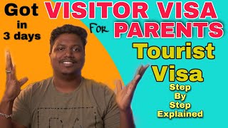 How to Apply Canada Visitor Visa  Invite Parents  Visitor Visa Canada 2021 Tourism  Canada Tamil [upl. by Maryanna]