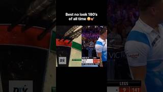 Best no look 180’s of all time 😮‍💨🎯  Subscribe for daily darts darts nolook180 [upl. by Ahsikad]