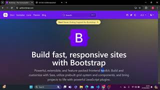 Bootstrap 5 Layout  SINTECH [upl. by Darsey369]