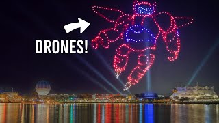 NEW Disney Dreams That Soar Drone Show at Disney Springs Full Show in 4K  Walt Disney World 2024 [upl. by Rosenblast]