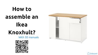 How to assemble an Ikea KNOXHULT [upl. by Anehsat]