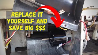 How to Replace an RV Furnace Motor  Atwood 8535II DCLP Hydro Flame [upl. by Wartow]