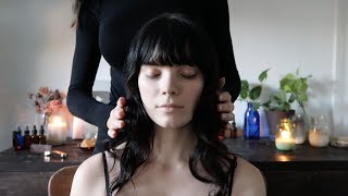 ASMR massage with reiki for relaxation and mental clarity whisper [upl. by Llenad]