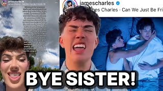 JAMES CHARLES PLAYS THE VICTIM WHEN HE HAS VICTIMS [upl. by Olfe]