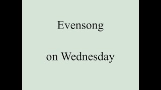 Evensong on Wednesday 19 June Juneteenth from St Johns in the Village [upl. by Neved356]