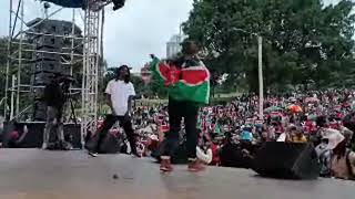 NIKO NJAA BY JULIANI SABA SABA AT UHURU PARK AS GENZ CELEBREATES THE FALLEN [upl. by Caswell130]