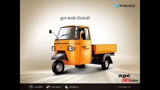 Piaggio ape BS4 Xtra LD Complete Review including Engine mileage M C Orange [upl. by Zsazsa]