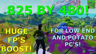 The BEST STRETCH RESOLUTION In Fortnite Chapter 2 Season 8 For LOW IN PC [upl. by Ardehs]